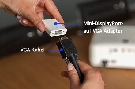 Mini-Displayport-auf-VGA Adapter