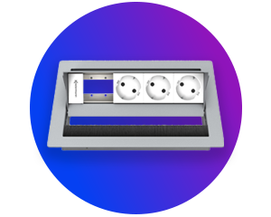 circle-cableport-standard-tischanschlussfeld